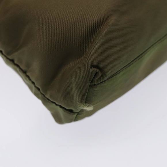 PRADA Hand Bag Nylon Khaki Auth cl841 - Picture 9 of 16
